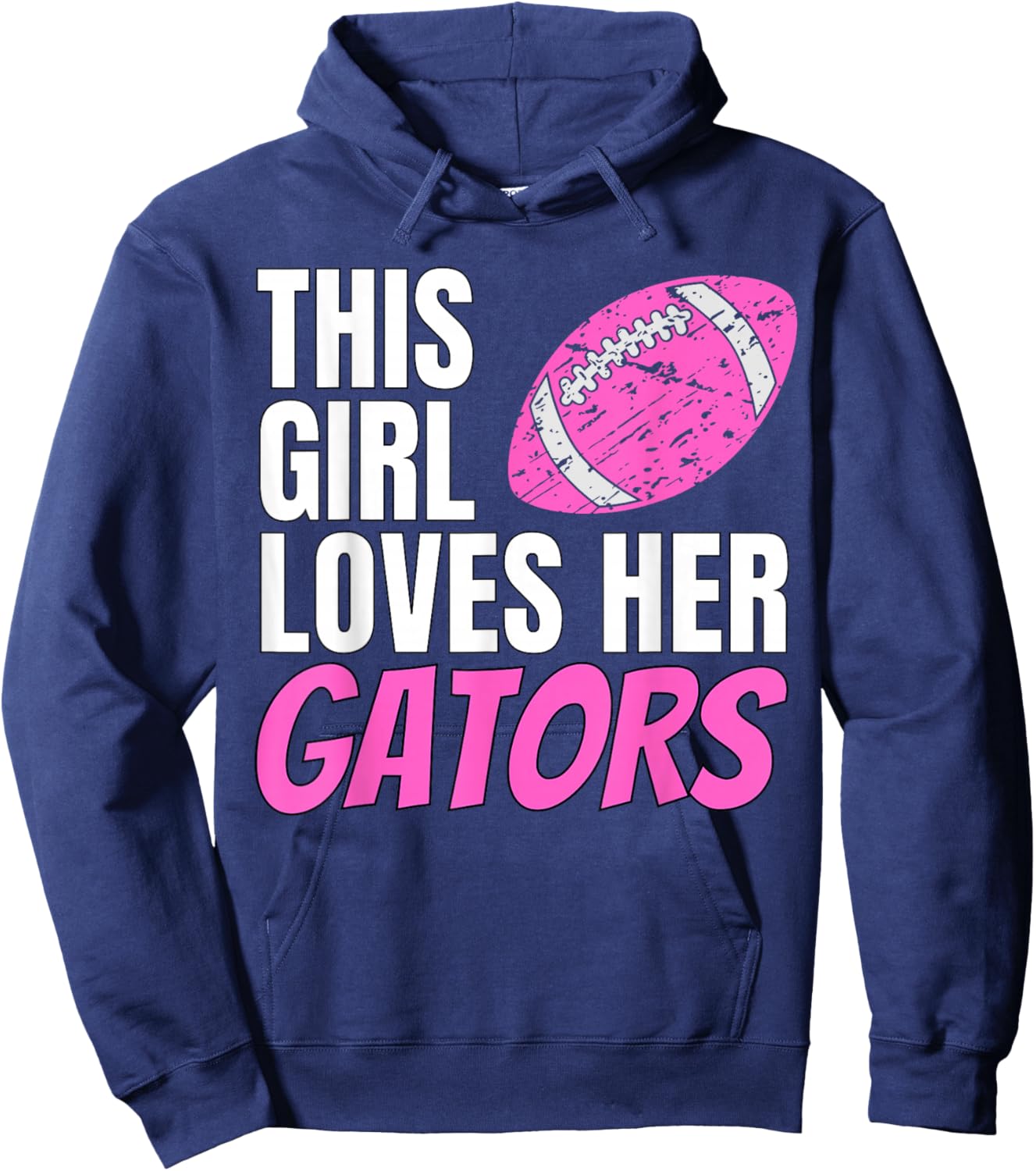 This Girl Loves Her Gators Hoodie - Hoodie | Navy