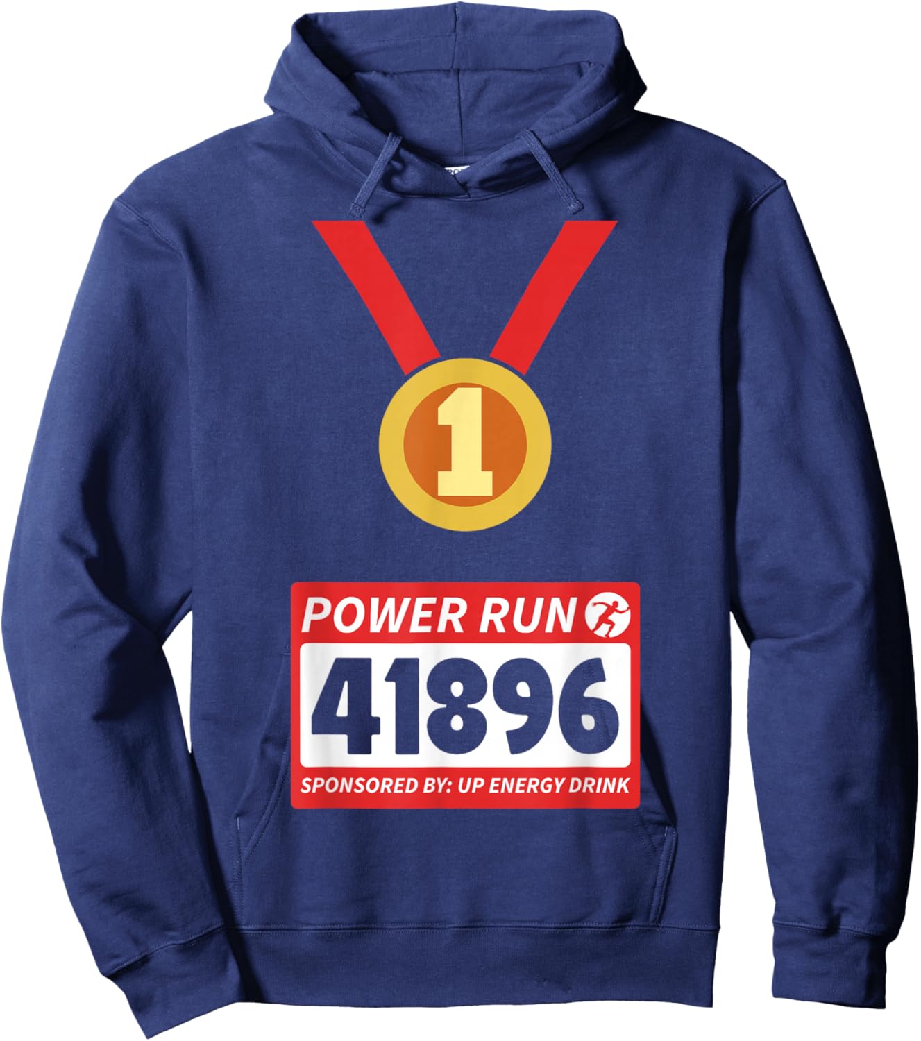 Running Runner Half Marathon Halloween Costume Hoodie - Hoodie | Navy
