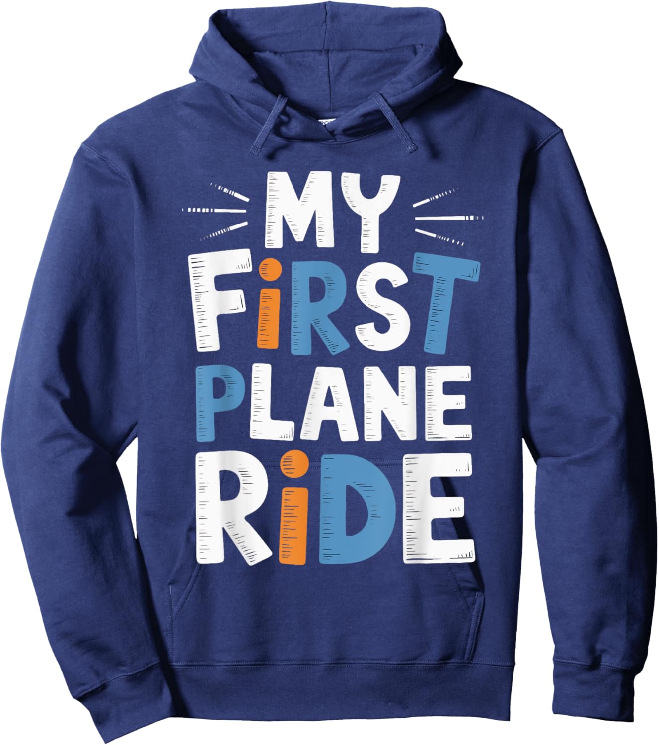 My First Plane Ride Hoodie - Hoodie | Navy
