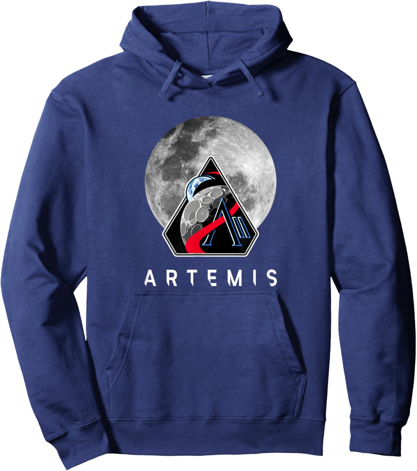 NASA Artemis II Mission Moon Hoodie - Hoodie | Navy