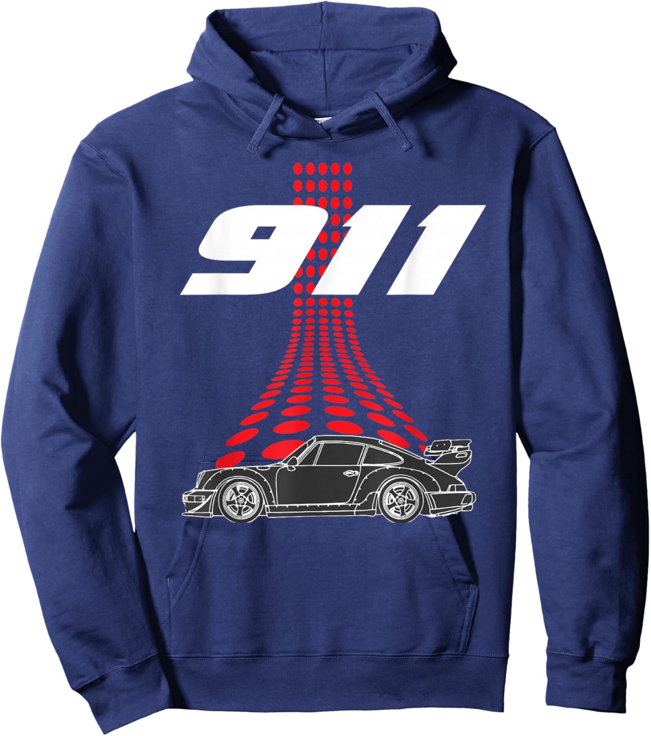 Vintage 911 Rennwagen Turbo SE Hoodie - Hoodie | Navy
