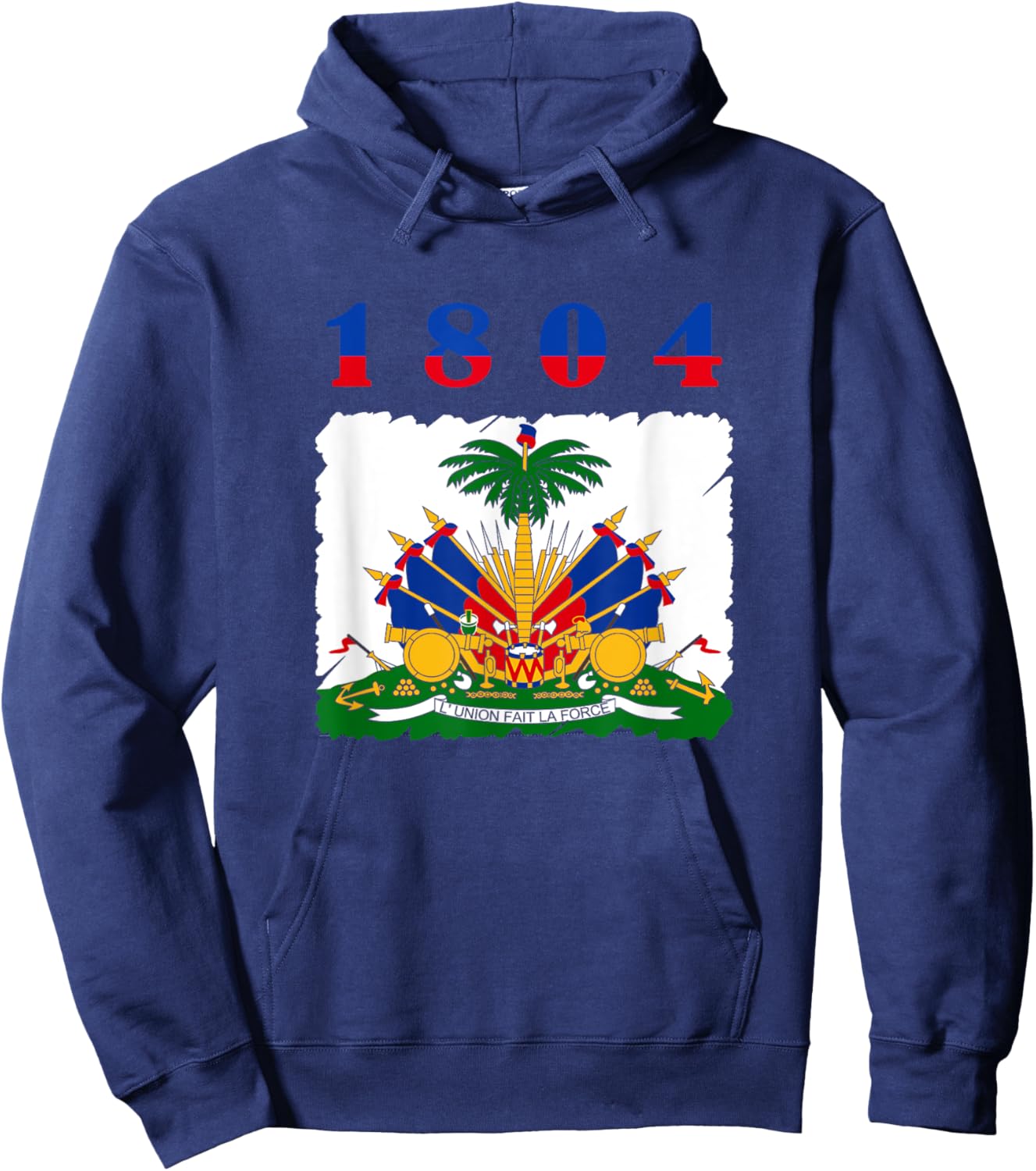 Haiti Flag Symbol Pride Roots Haitian 1804 Hoodie - Hoodie | Navy