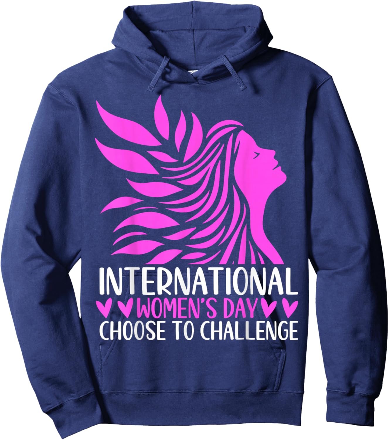 International Women's Day Choose to Challenge Hoodie - Hoodie | Navy
