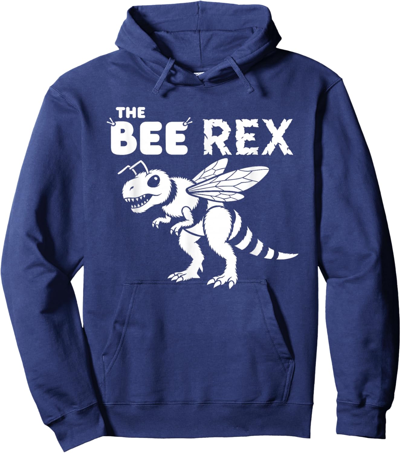 The Bee Rex Funny Women Hoodie - Hoodie | Navy