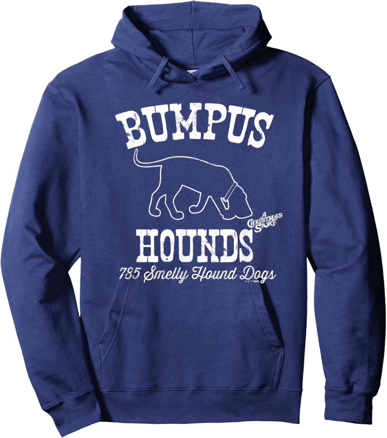 A Christmas Story Bumpus Hounds Hoodie - Hoodie | Navy