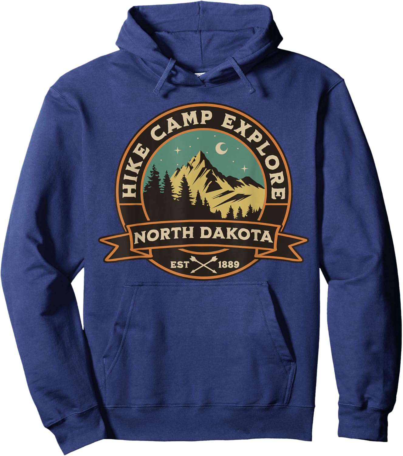 North Dakota Hoodie - Hoodie | Navy