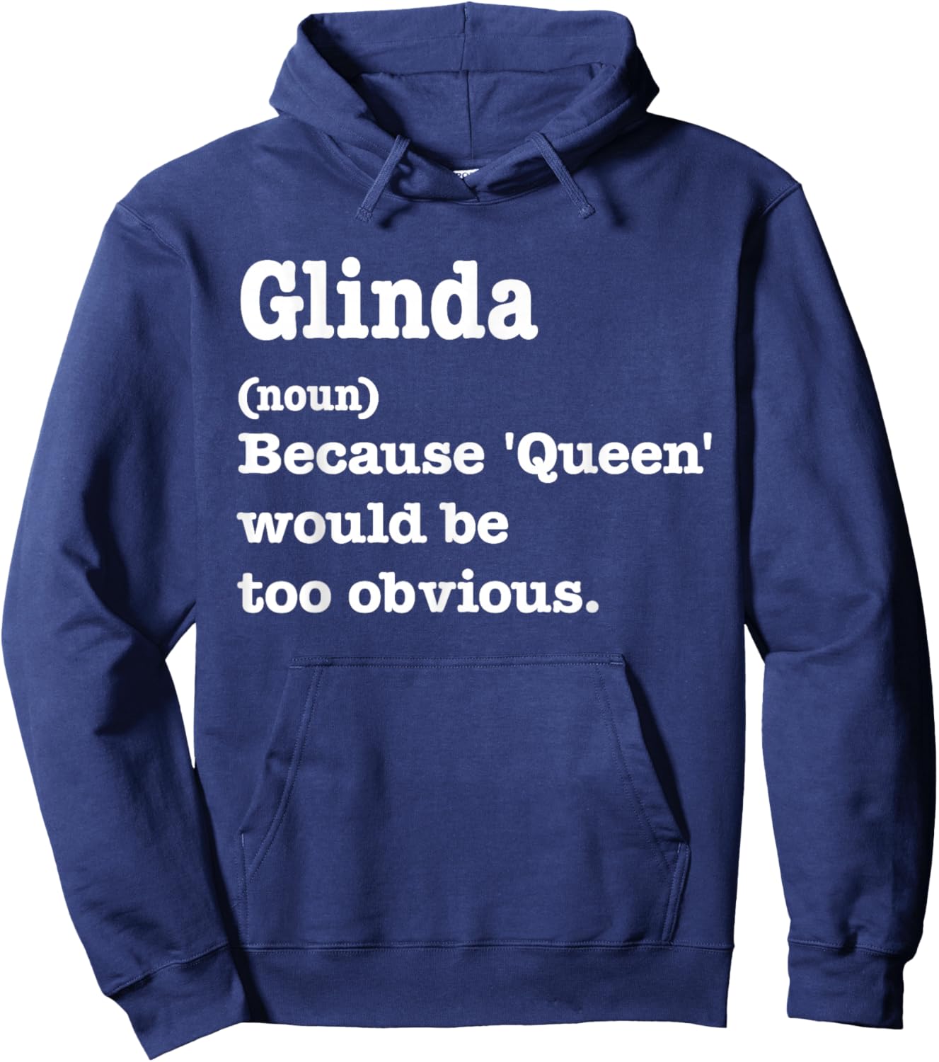 Glinda Sarcasm Queen - Custom Glinda Women's Hoodie - Hoodie | Navy