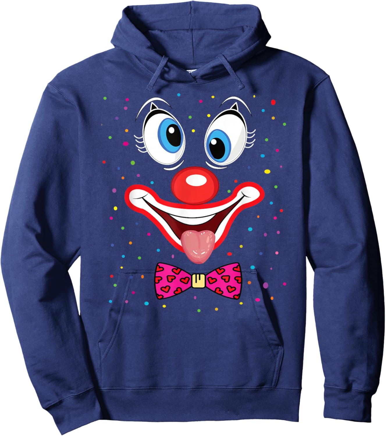 Clown Carnival Costume Carnival Clown Costume Hoodie - Hoodie | Navy