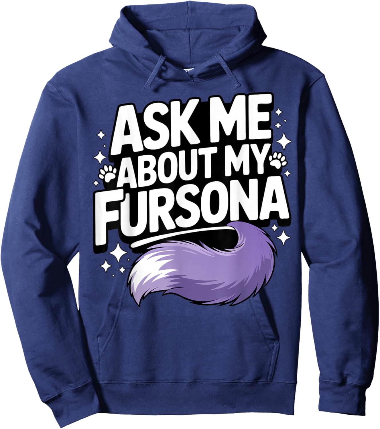 Fursonas Furry Fandom Animal Cosplay Hoodie - Hoodie | Navy