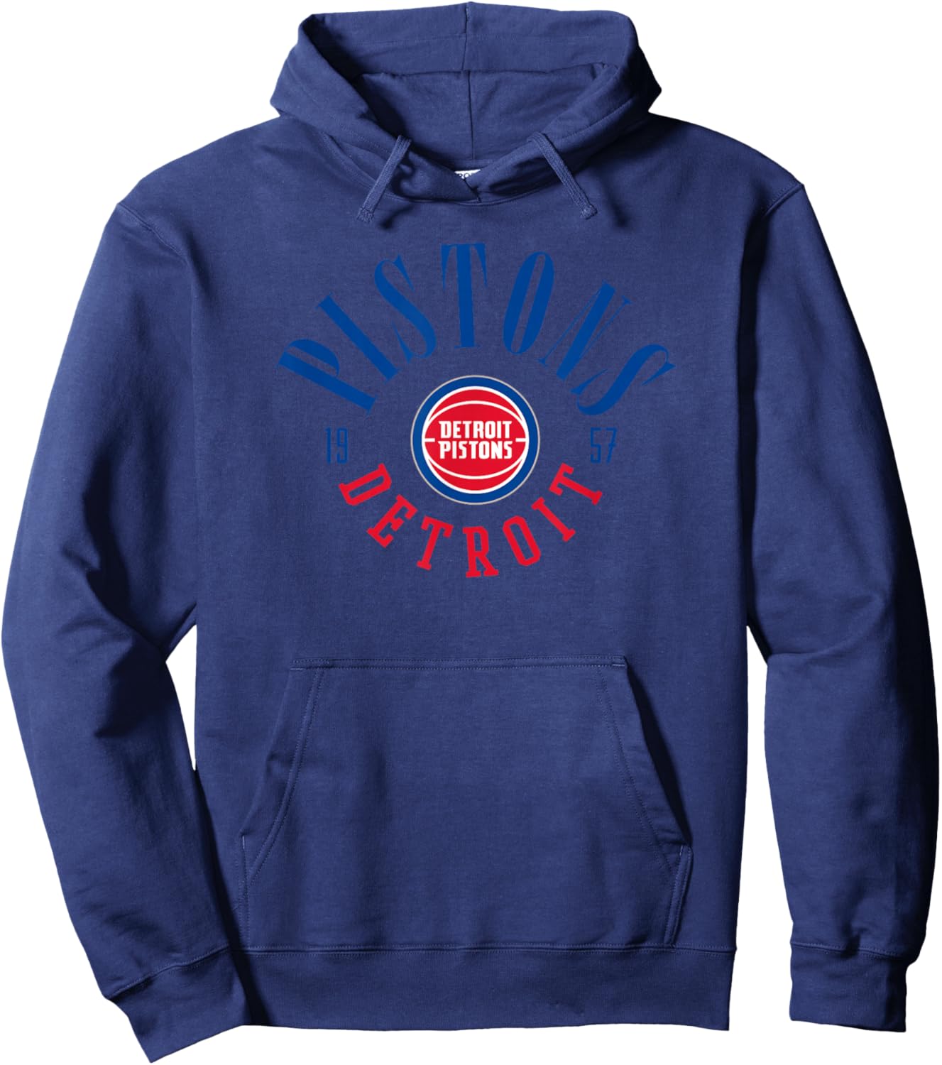 NBA Official Detroit Pistons Bandwidth Hoodie - Hoodie | Navy