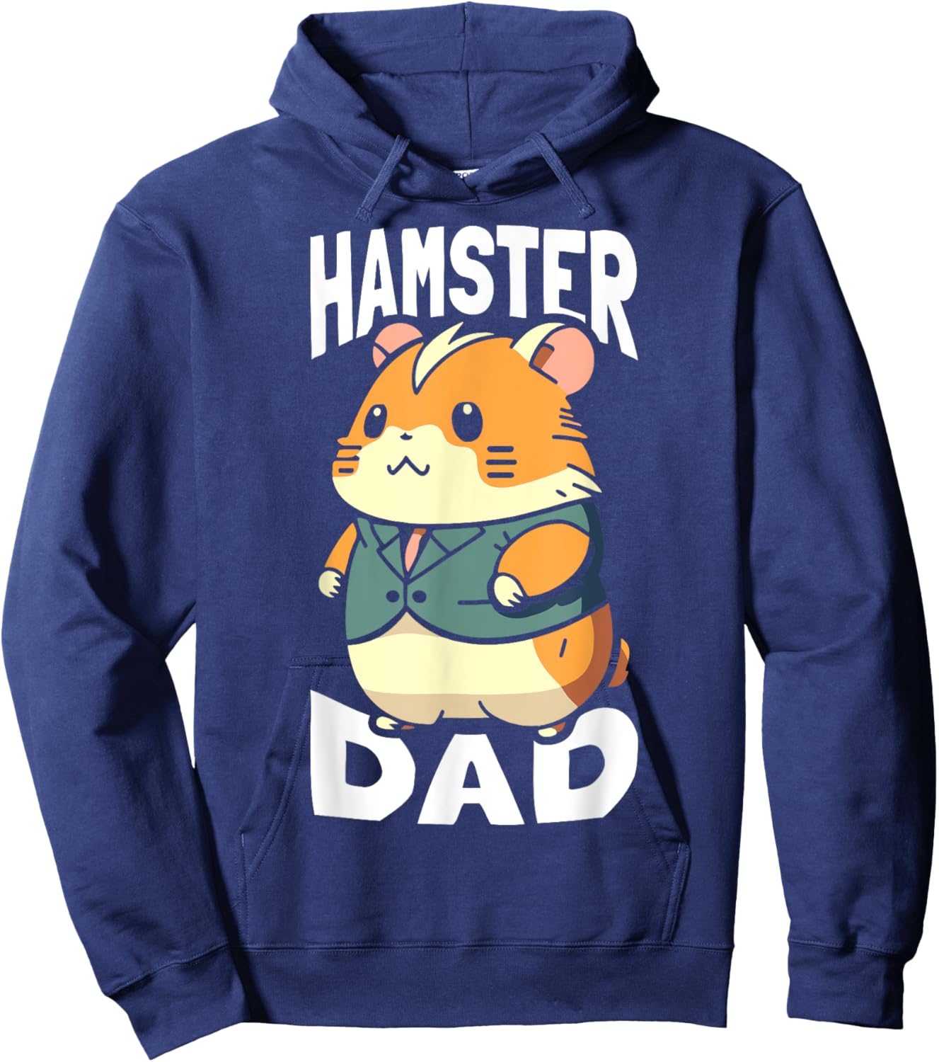 Imprimé Hamster Dad Hoodie - Hoodie | Navy