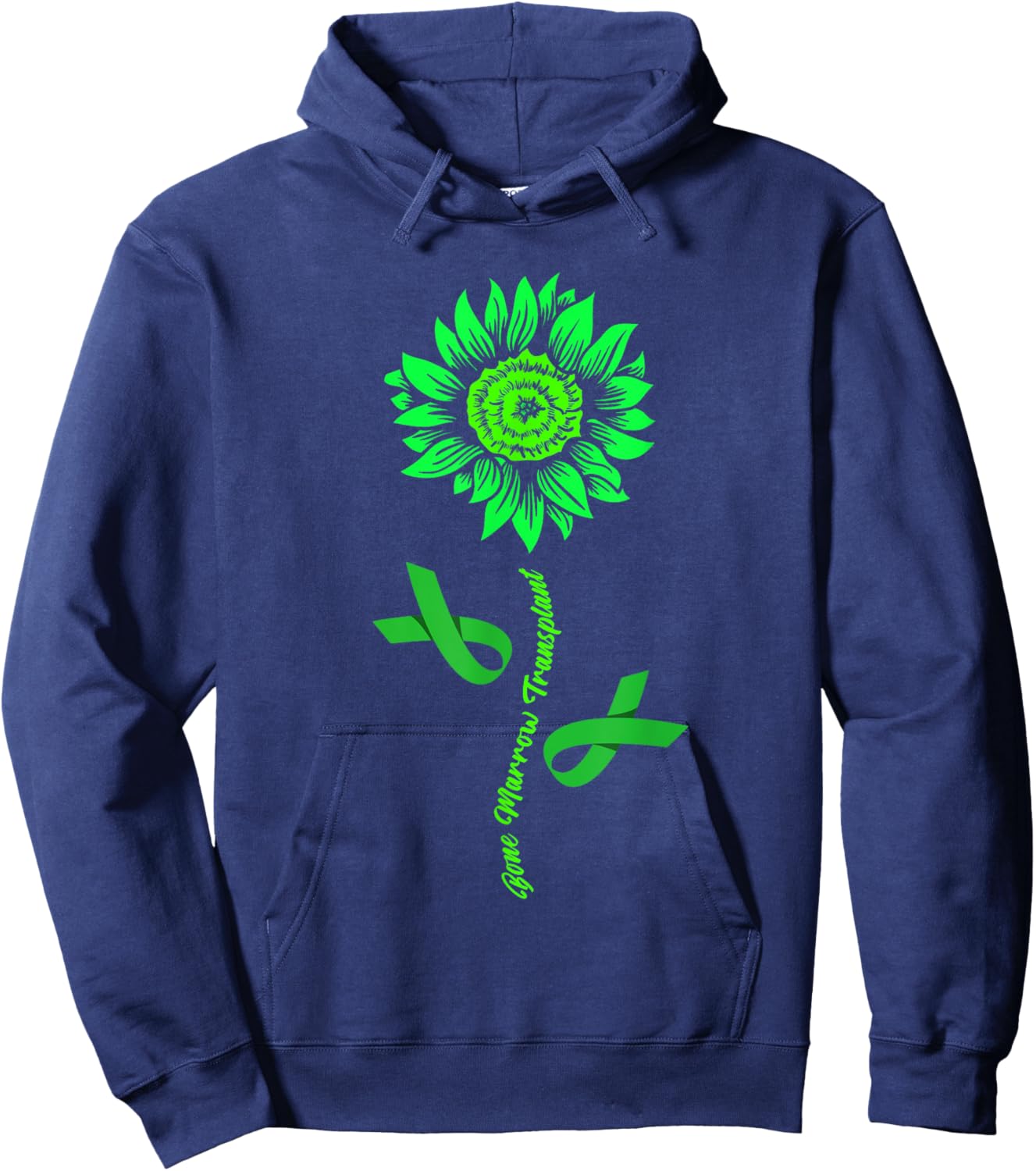 Bone Marrow Transplant Family Survivor Pretty Hoodie - Hoodie | Navy