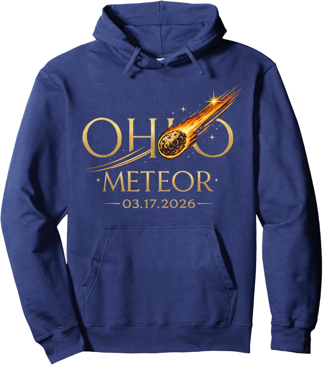Ohio Meteor 03 17 2026 Hoodie - Hoodie | Navy