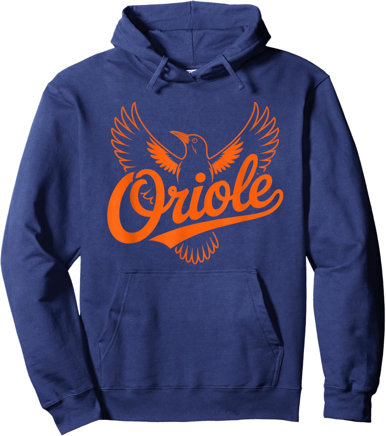 Oriole Retro Vintage Gift Women Boy Girl Bird Hoodie - Hoodie | Navy