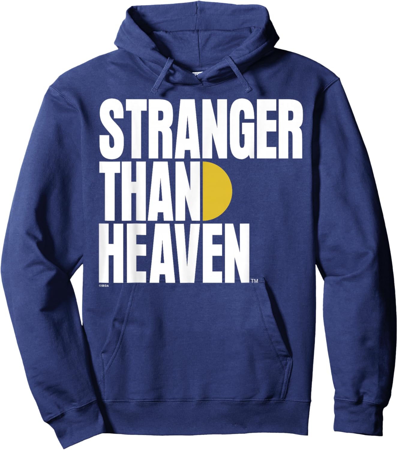 Stranger Than Heaven Logo (White) Hoodie - Hoodie | Navy