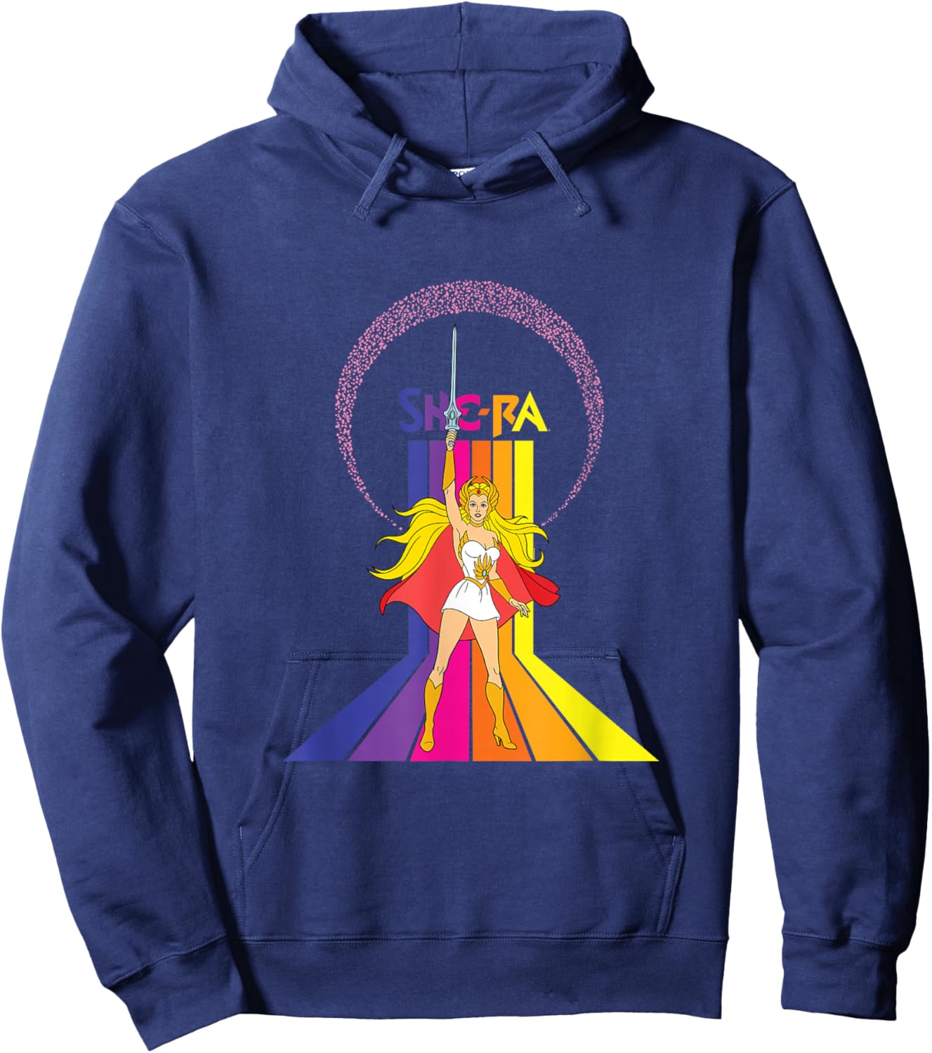Masters of The Universe She-Ra Rainbow Hoodie - Hoodie | Navy