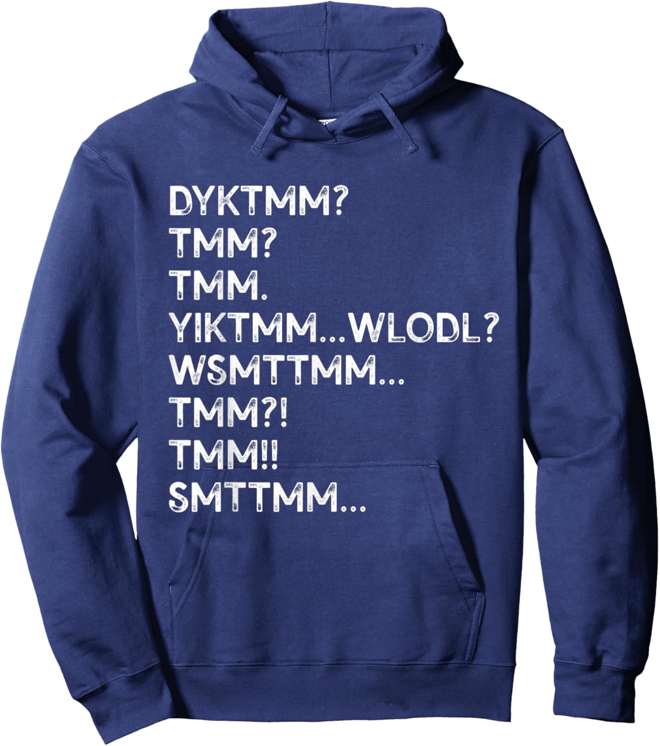 Do You Know The Muffin Man dyktmm tmm Hoodie - Hoodie | Navy