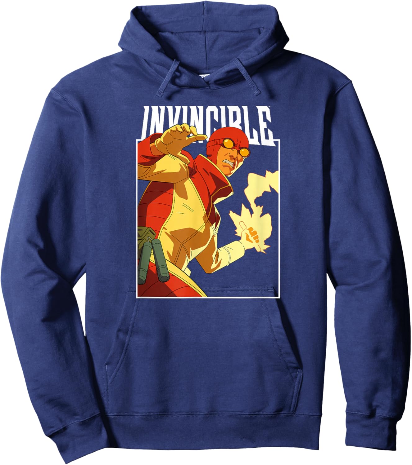 Invincible - Rex Splode Character Logo Hoodie - Hoodie | Navy