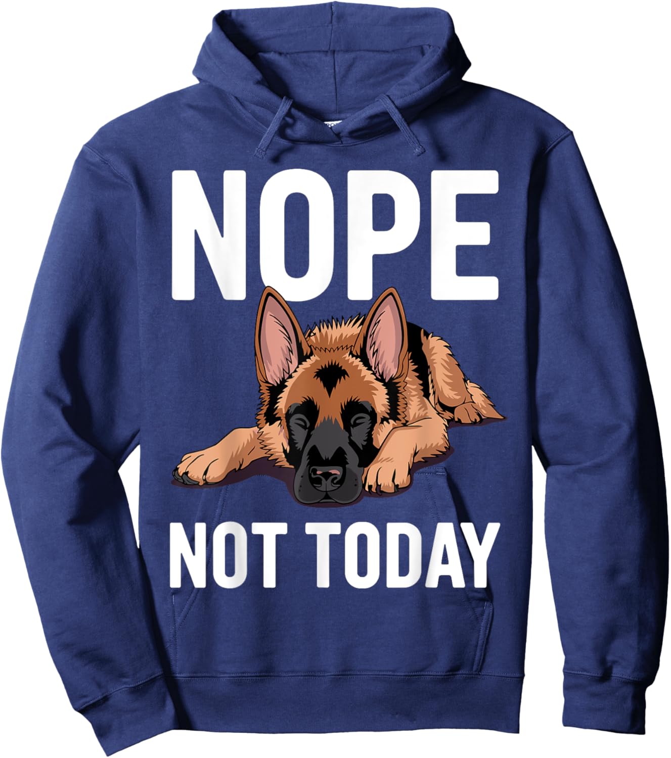 German Shepherd Design Women Dog Lovers Hoodie - Hoodie | Navy