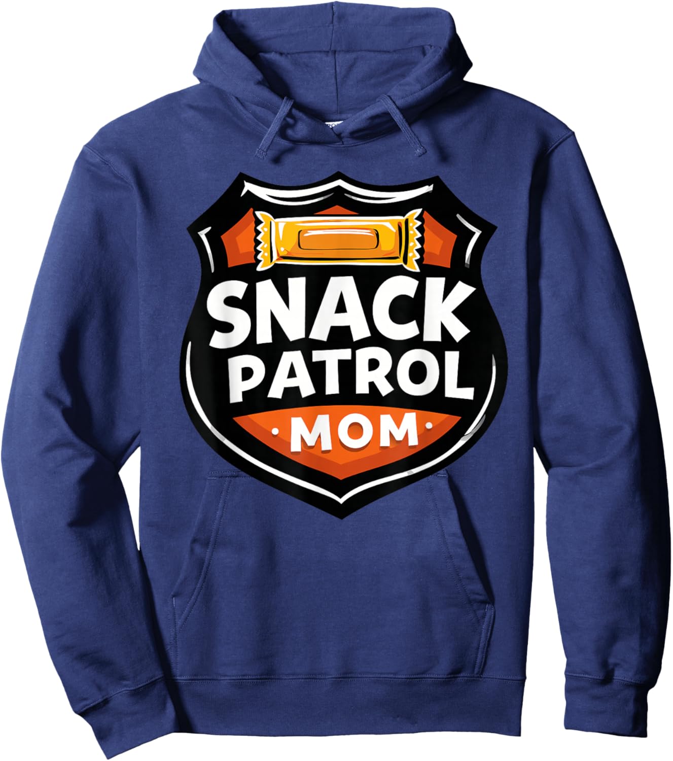 Snack Patrol Mom Halloween Badge Hoodie - Hoodie | Navy