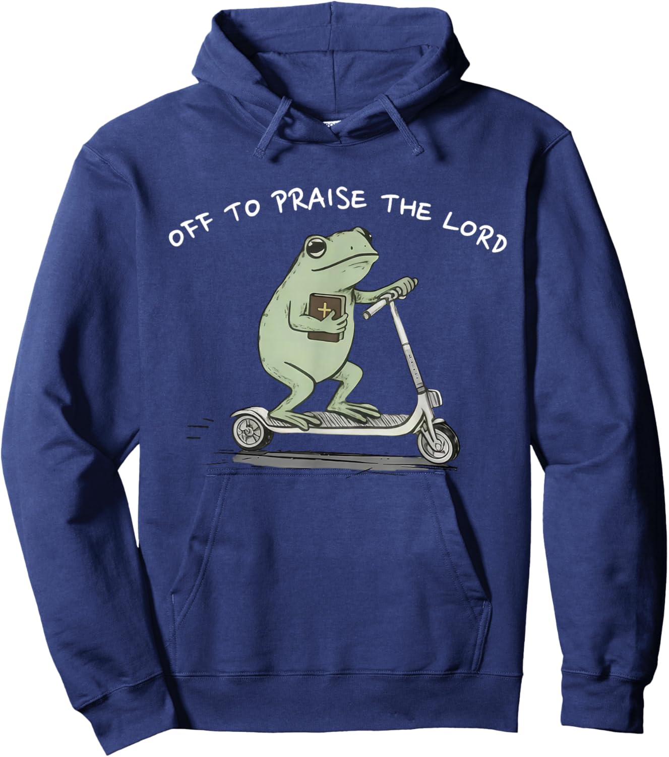 Off to Praise The Lord Hoodie - Hoodie | Navy
