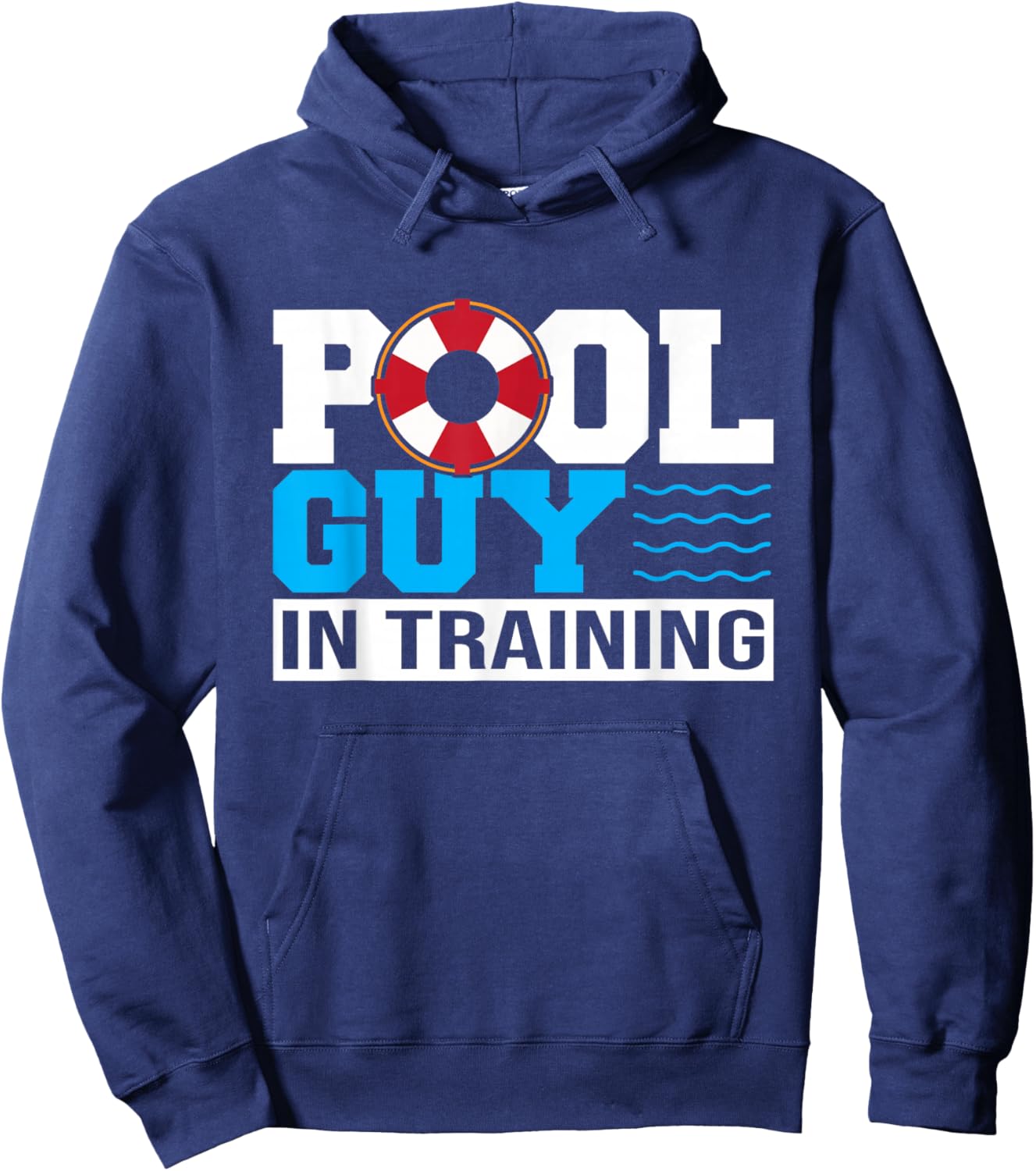 Pool Guy In Training Boy Swimming Pool Hoodie - Hoodie | Navy