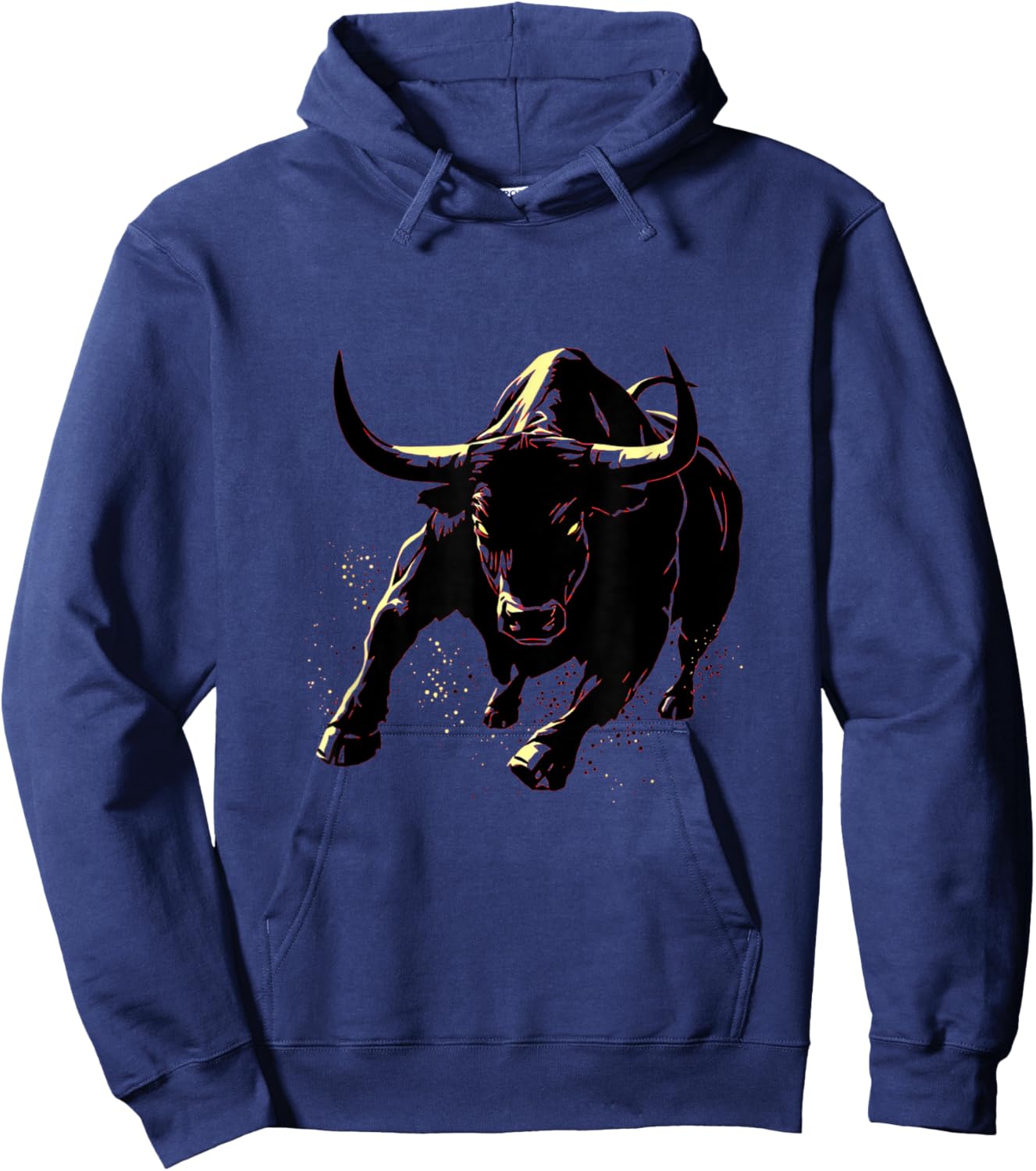 Stier-Silhouette Hoodie - Hoodie | Navy