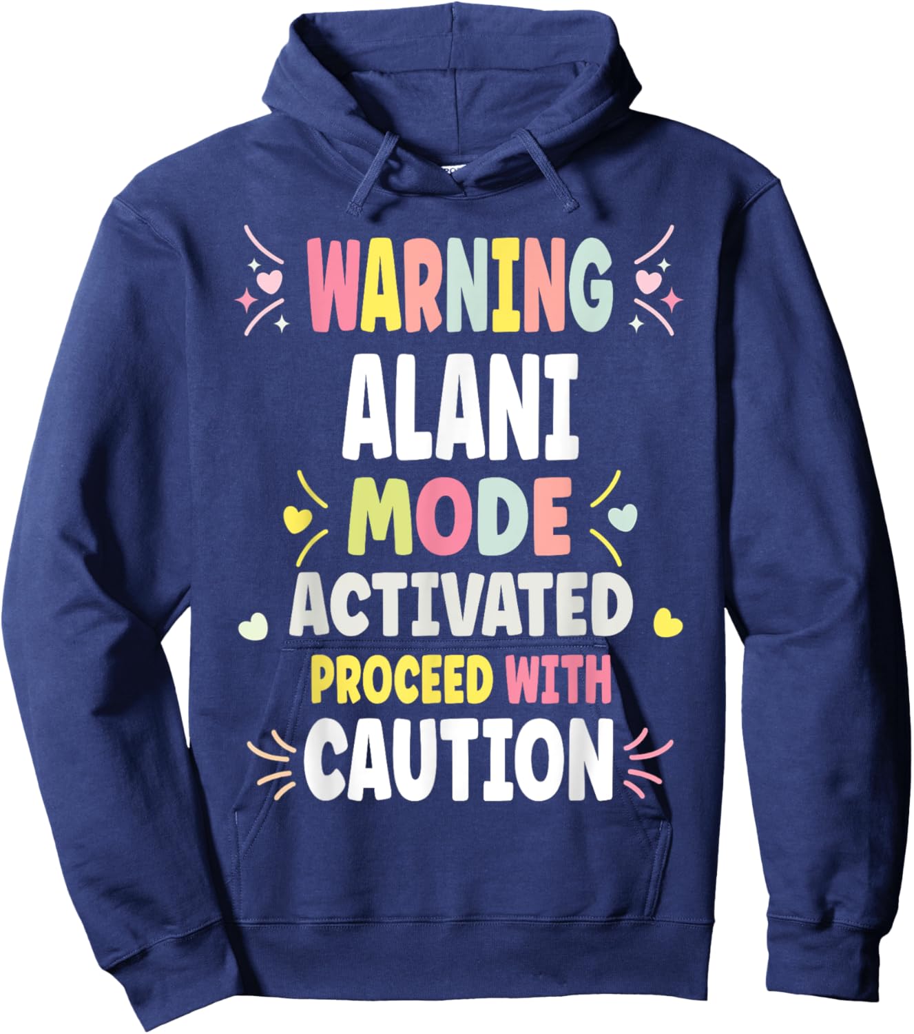 ALANI Personalized Women's Gift Custom ALANI Hoodie - Hoodie | Navy