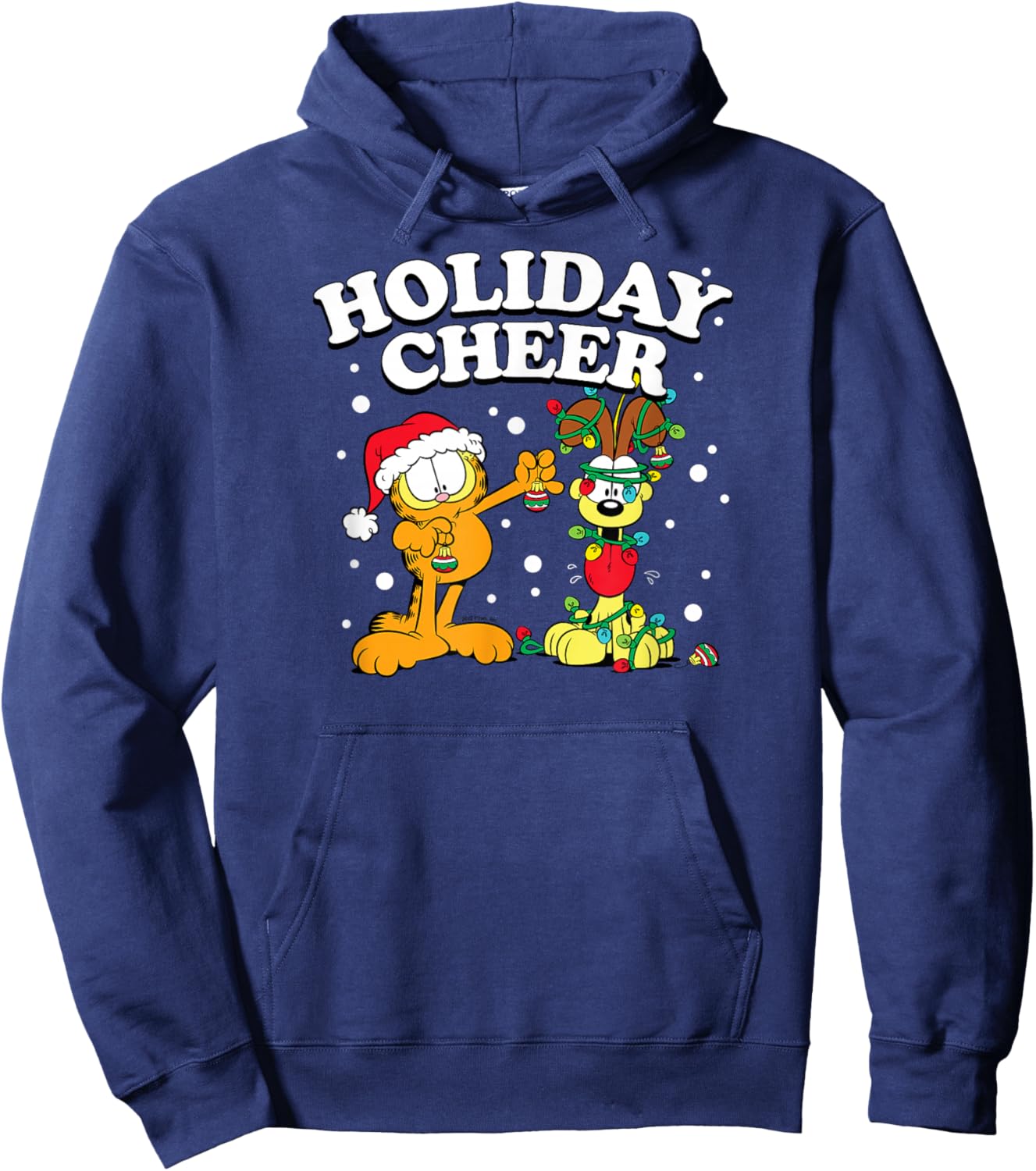 Garfield - Holiday Cheer Odie Hoodie - Hoodie | Navy
