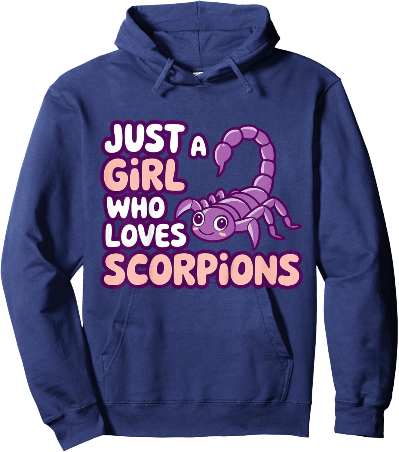 Kids Girl Scorpion Kids Hoodie - Hoodie | Navy