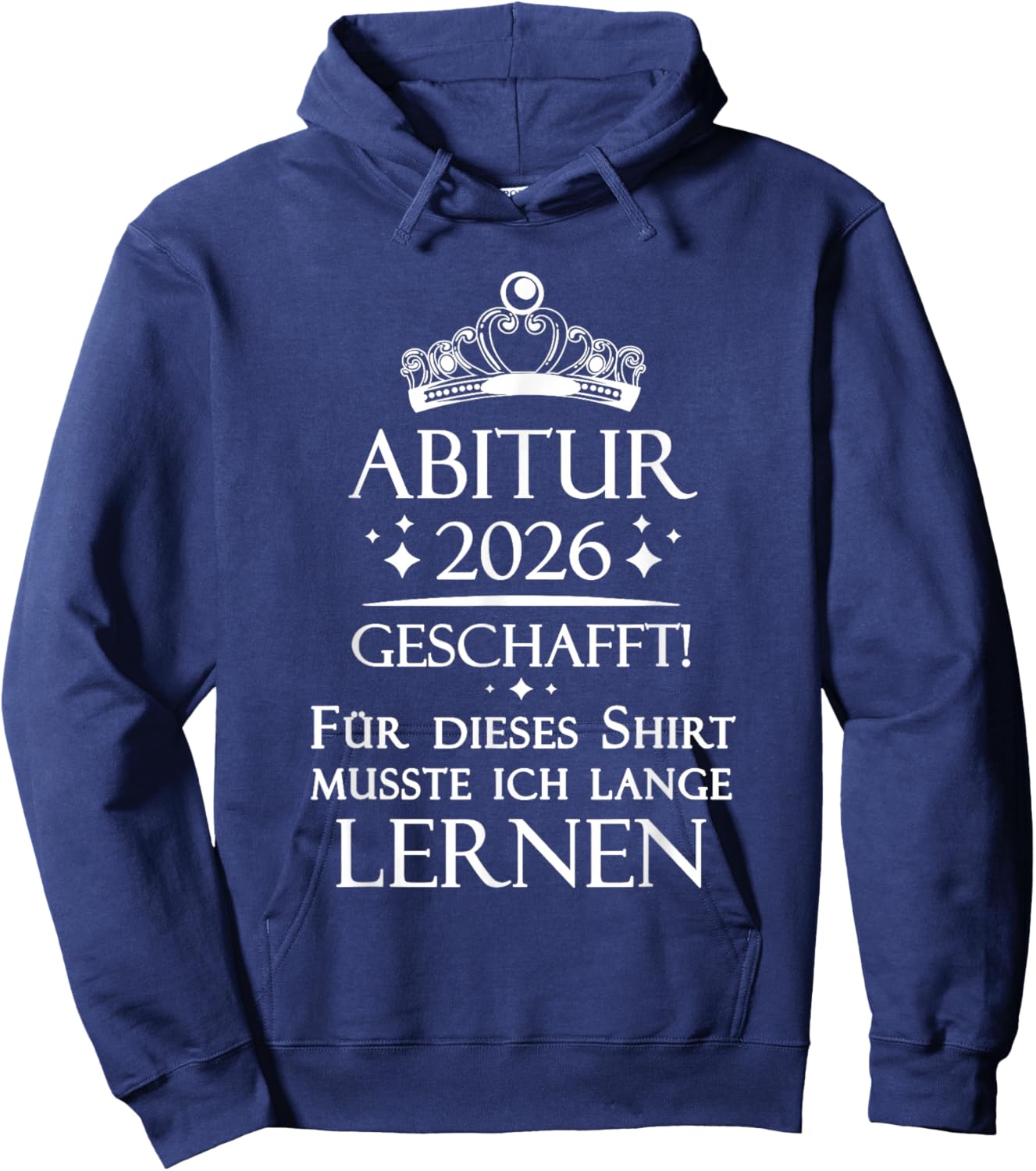 Abitur 2026 Geschafft Abi AK 2026 Bestanden Hoodie - Hoodie | Navy