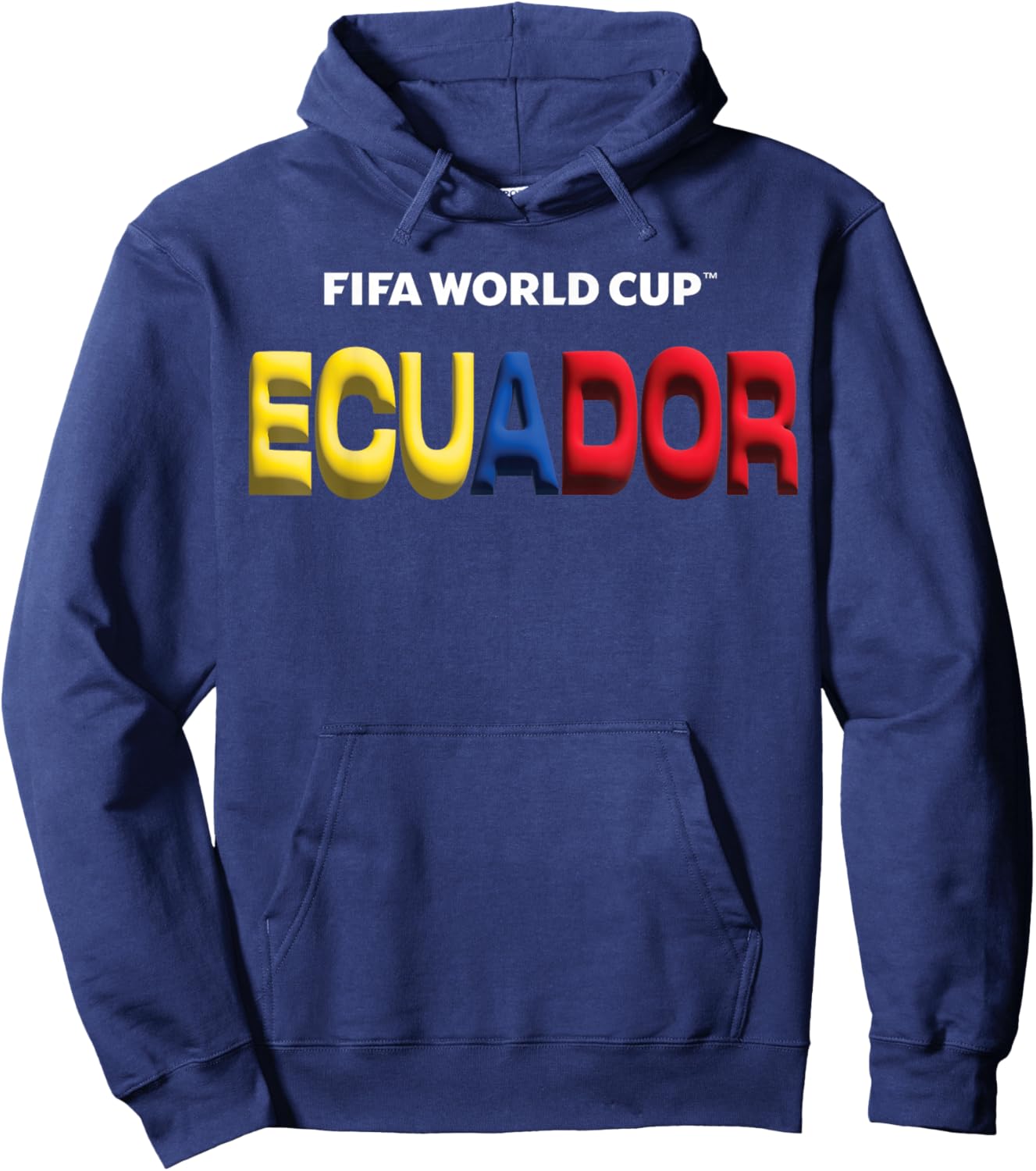 FIFA World CUP26 Ecuador Bubble Color Hoodie - Hoodie | Navy