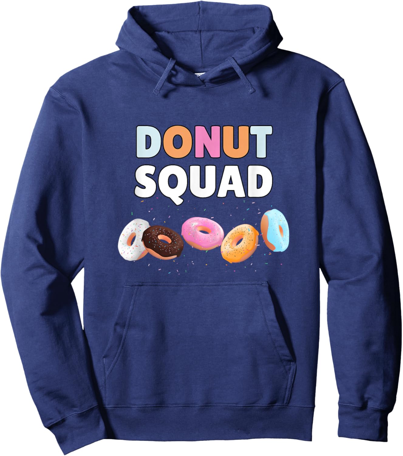Donut Squad Funny Donut Lover Humor Hoodie - Hoodie | Navy