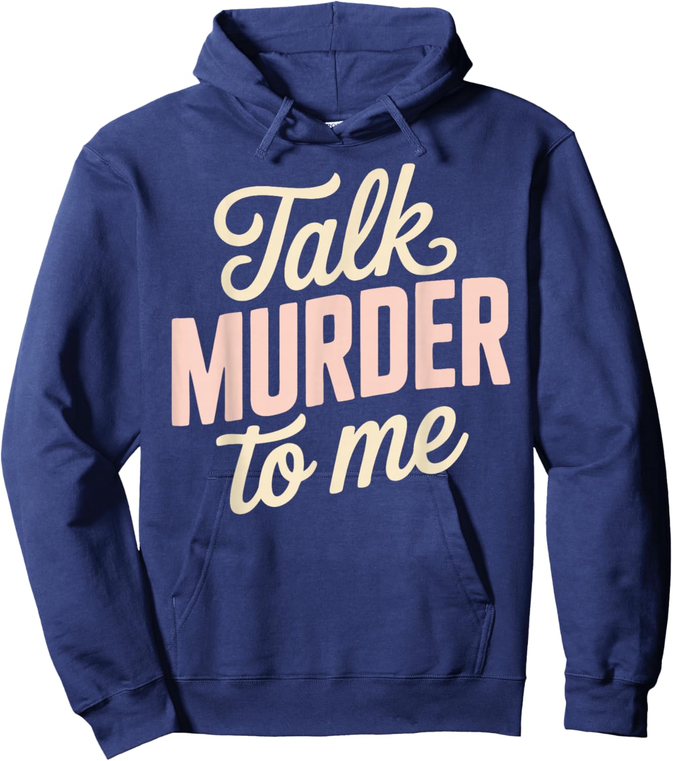 True Crime Podcast Enthusiast Murder Mystery Hoodie - Hoodie | Navy