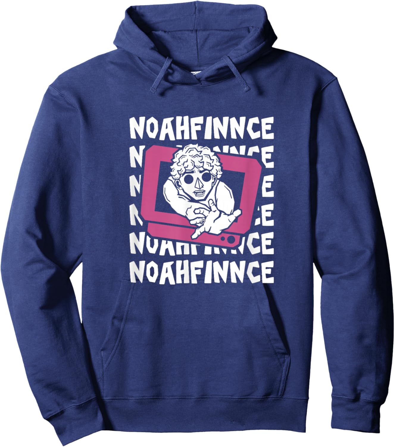 Noahfinnce Growing Up on the Internet Hoodie - Hoodie | Navy
