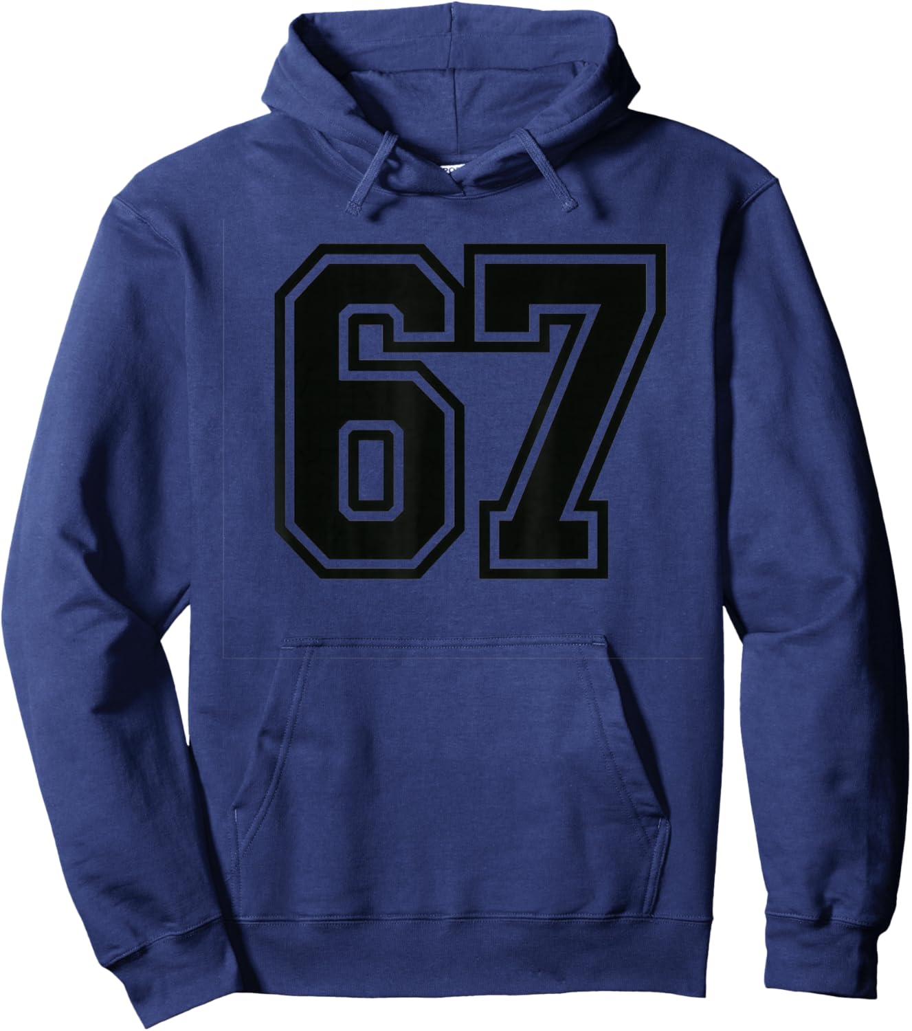 67 Memes Six Seven 6 7 Memes Design 6 7 Hoodie - Hoodie | Navy