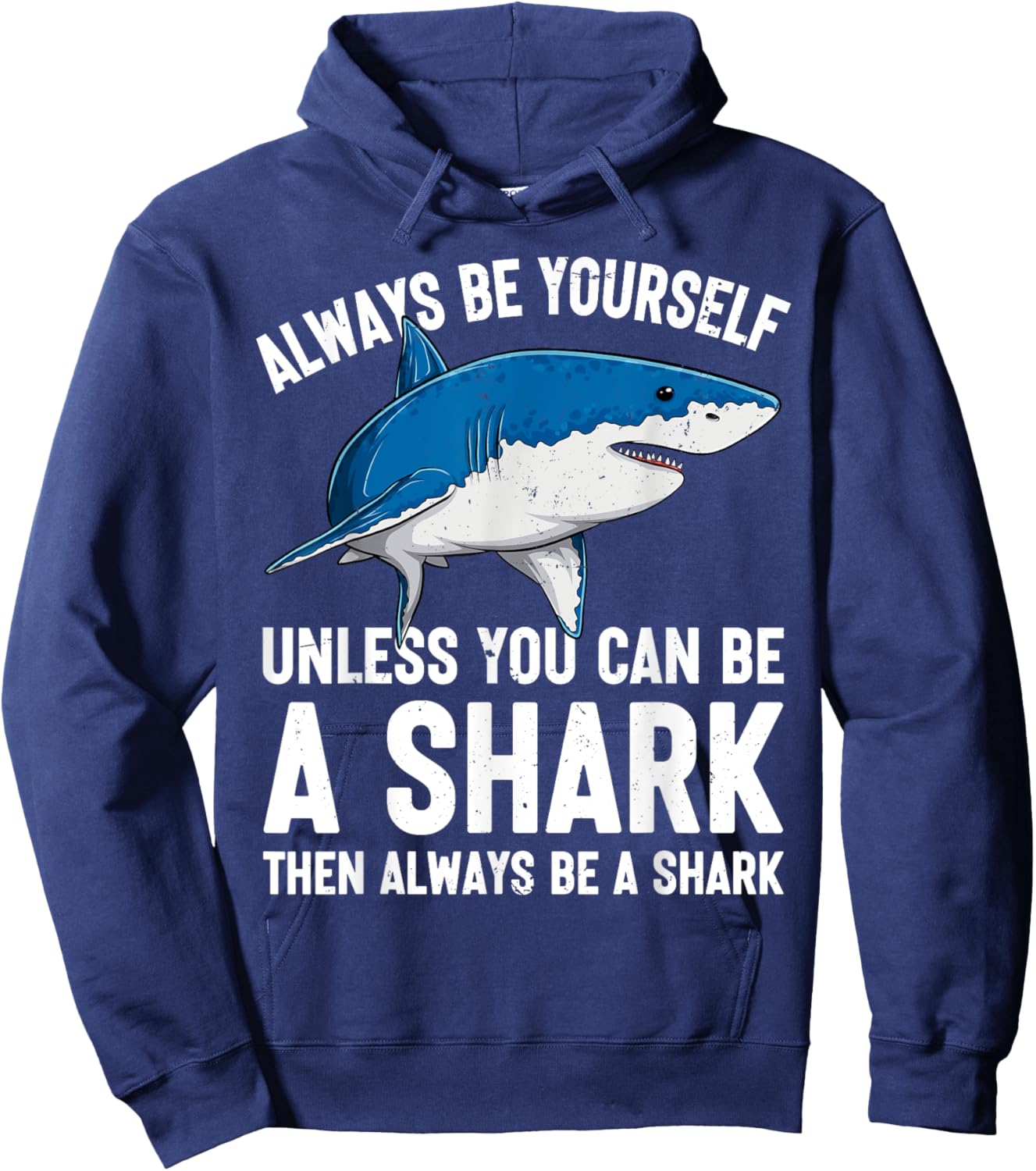 Shark Biology Ocean Wildlife Cool Sharks Lover Hoodie - Hoodie | Navy