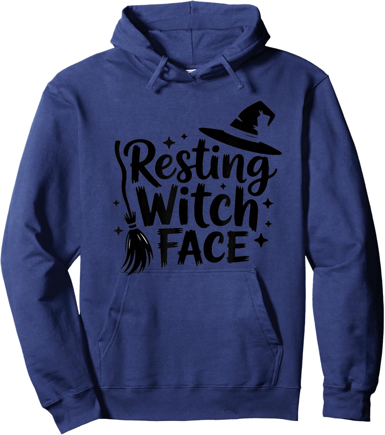 Resting Witch face Halloween Hoodie - Hoodie | Navy