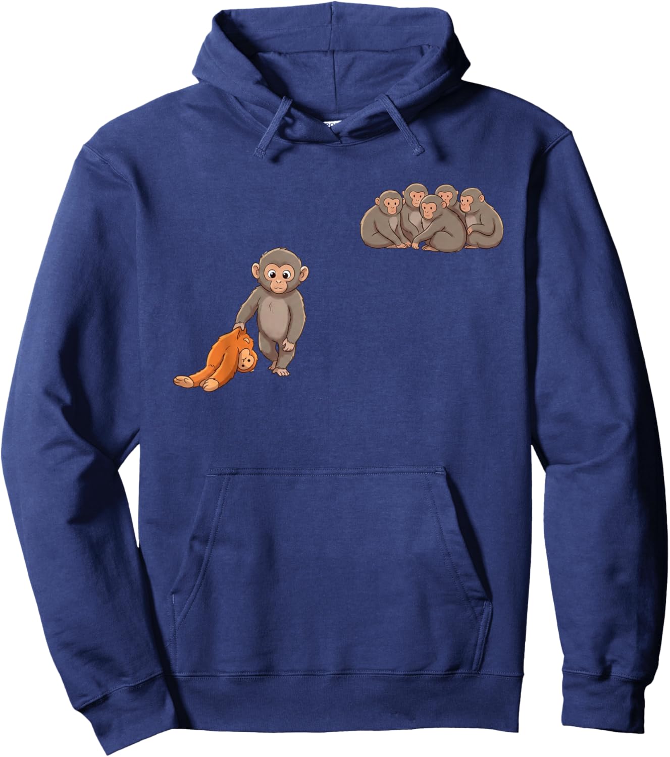Baby Monkey Punch Hoodie - Hoodie | Navy