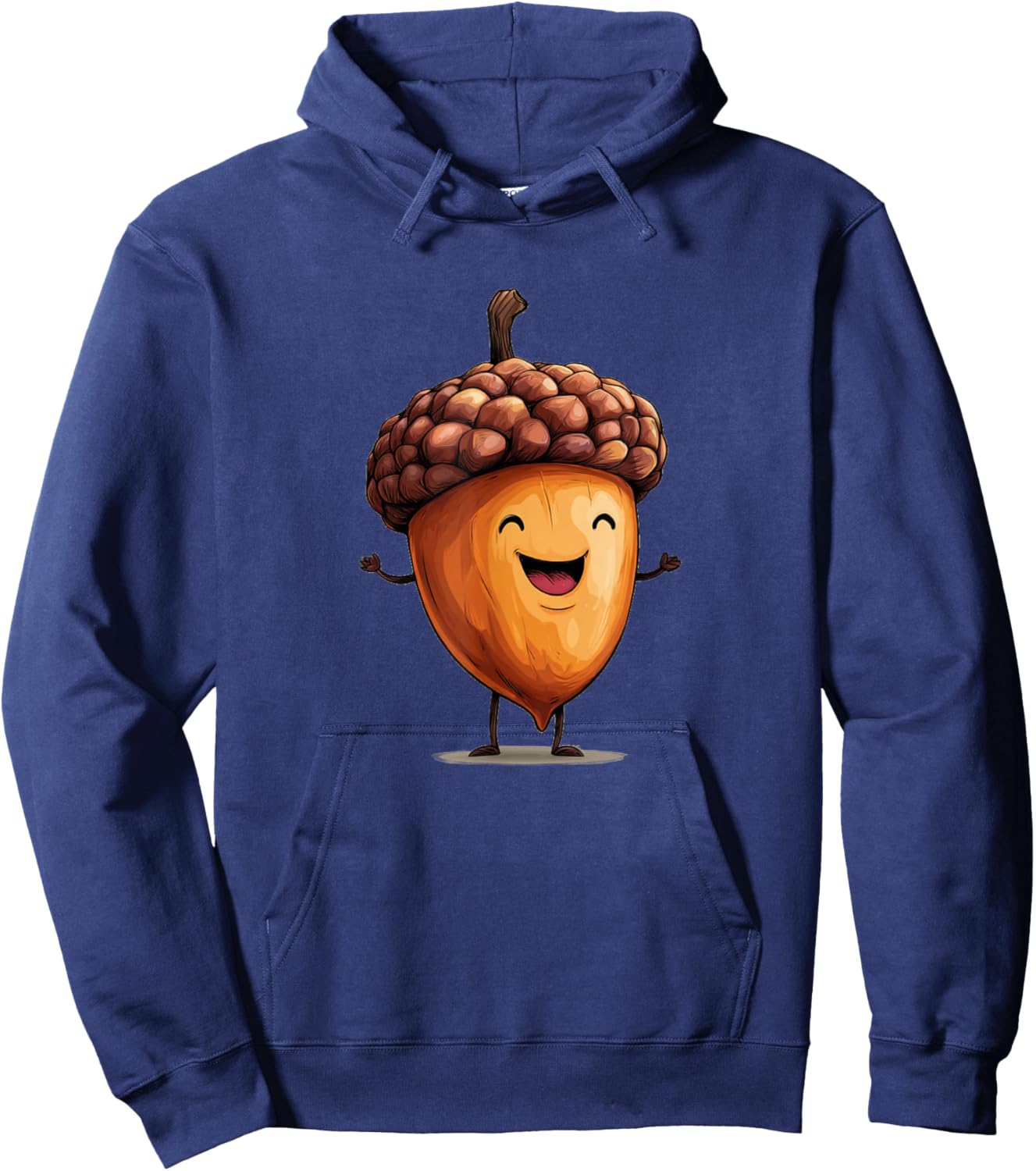 Happy Smiling Acorn Costume for Boys and Girls Hoodie - Hoodie | Navy