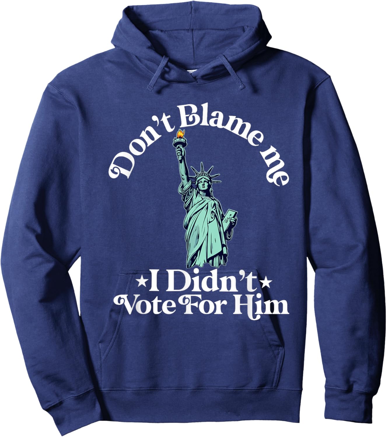 Dont Blame Me I Didn't Vote Democrat Politics Hoodie - Hoodie | Navy