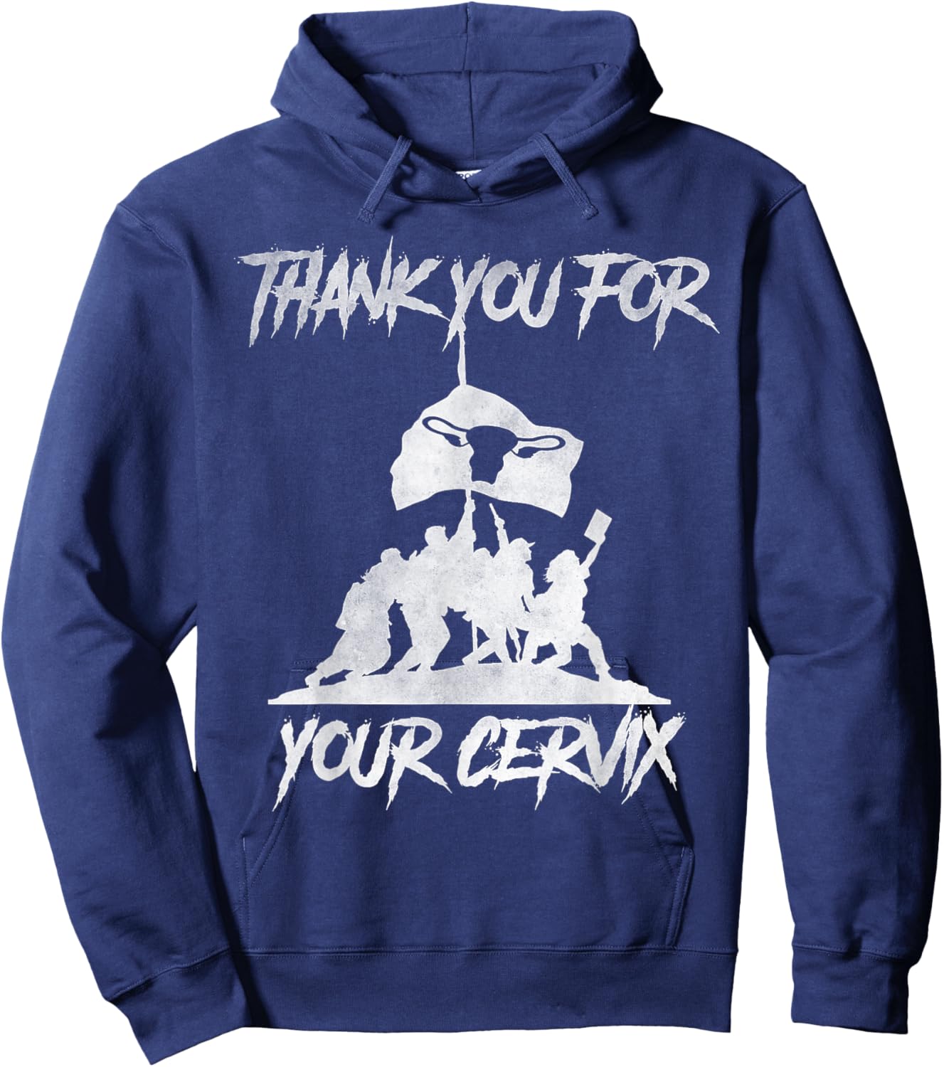 Thank you for your cervix Hoodie - Hoodie | Navy