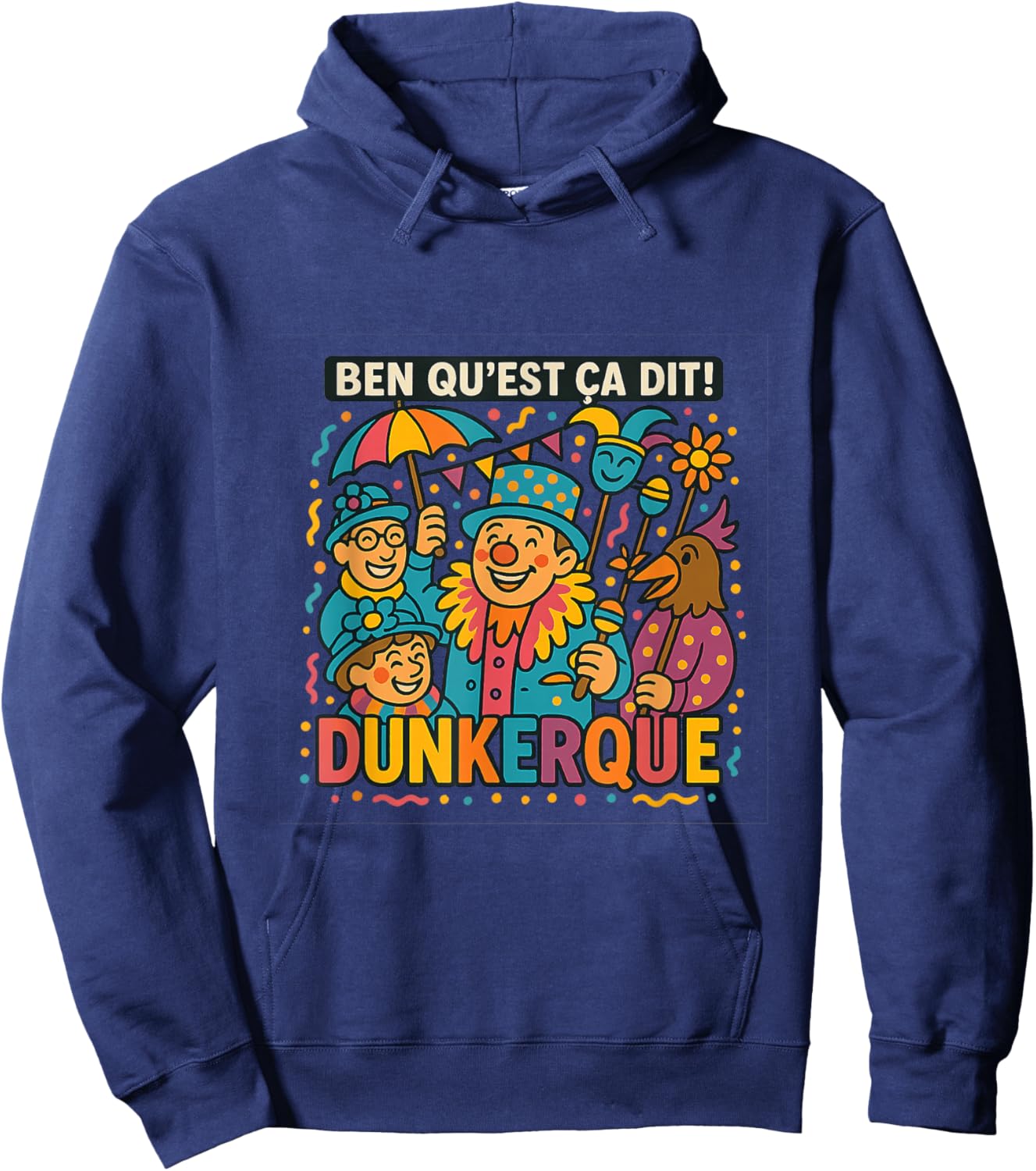 Carnival of Dunkirk Bands and Proms Hoodie - Hoodie | Navy