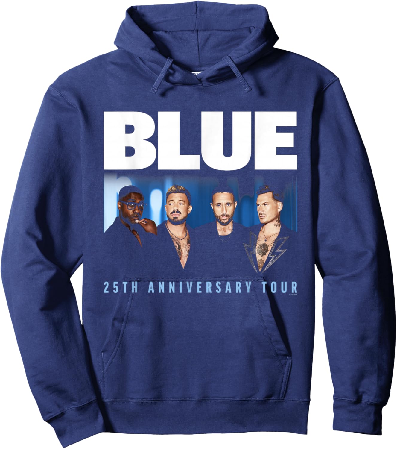 Blue Photo Admat Photo Hoodie - Hoodie | Navy