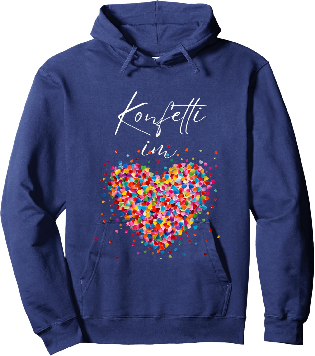 Confetti in the Heart Carnival Hoodie - Hoodie | Navy