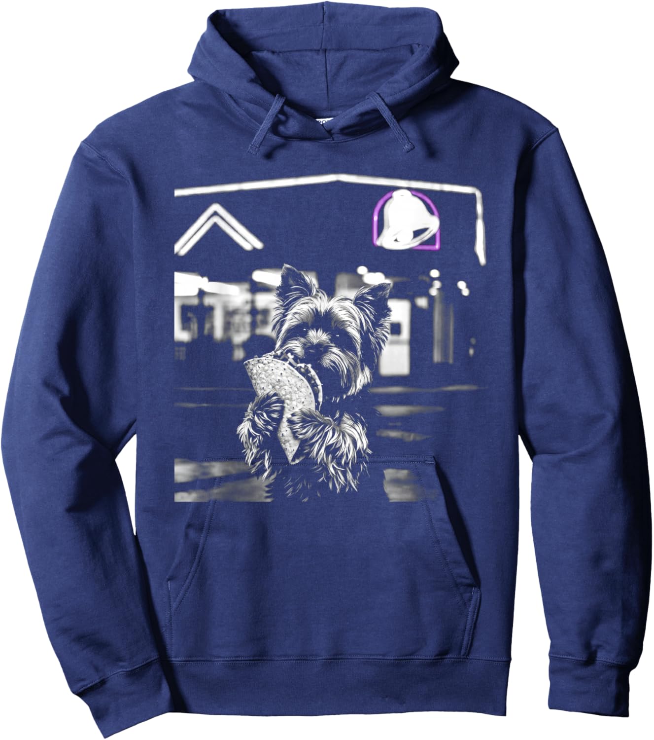 T-Shirt Hoodie - Hoodie | Navy