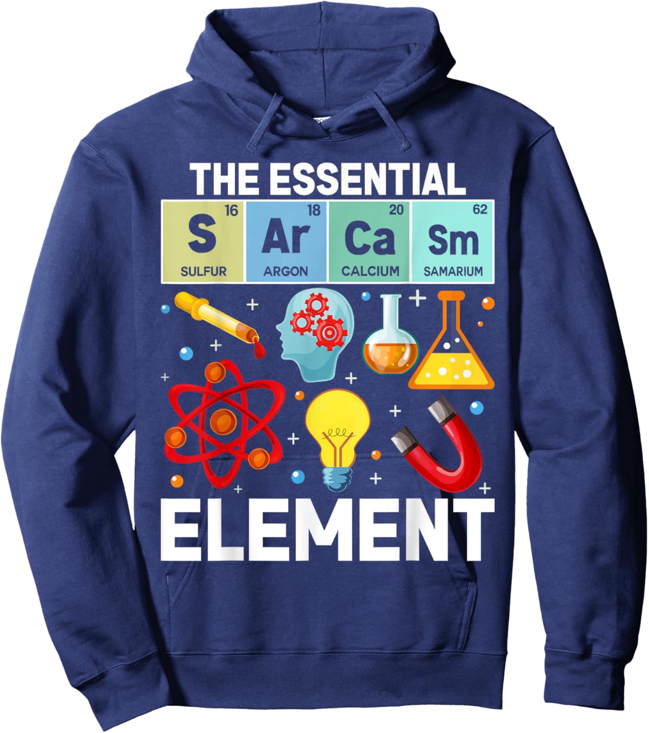 Chemical Engineer Sarcasm Element Engineering Hoodie - Hoodie | Navy