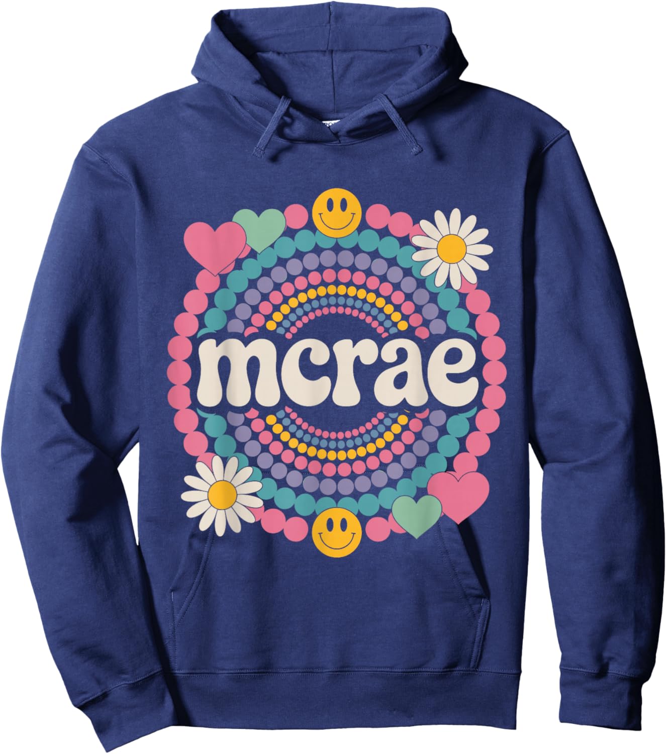 McRae Lover Name Design Apparel Women Kids Hoodie - Hoodie | Navy