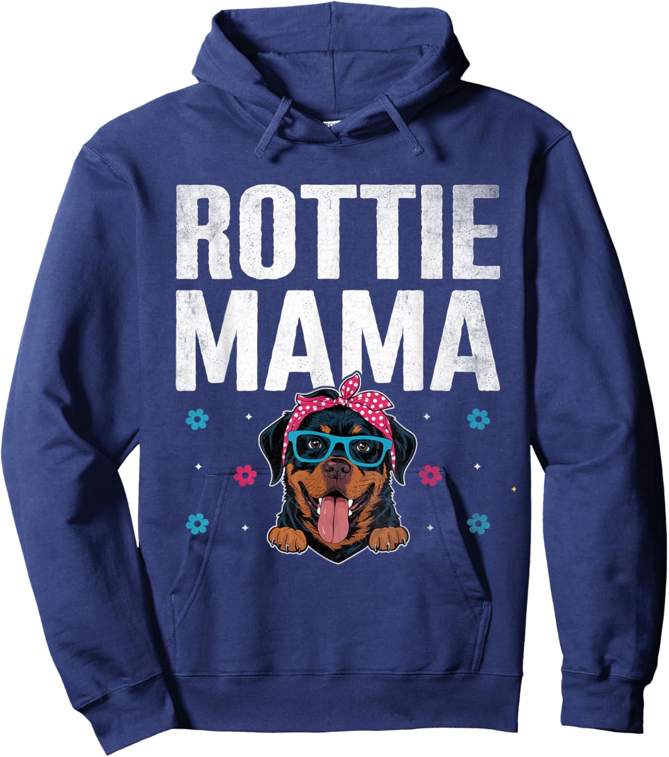 Rottie Mama Rottweiler Dog Rottweilers Hoodie - Hoodie | Navy