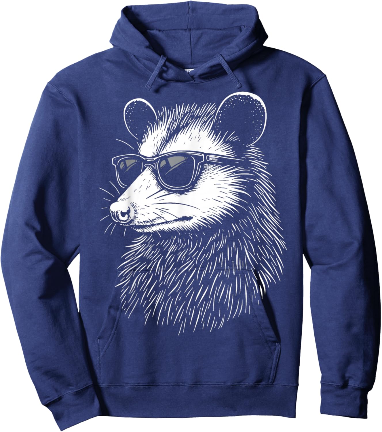 Opossum Sunglasses Hoodie - Hoodie | Navy